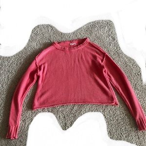Pink American eagle size small sweater.